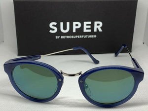 RetroSuperFuture 38A Panama Deep Blue Frame Size 47mm Sunglasses