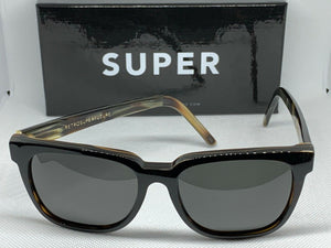 Retrosuperfuture 405 People Black & Shell Frame Size 53mm Sunglasses