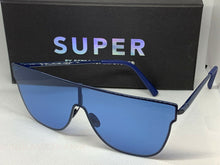 Load image into Gallery viewer, RetroSuperFuture Lenz Flat Top Blue Sunglasses R3O size 55mm
