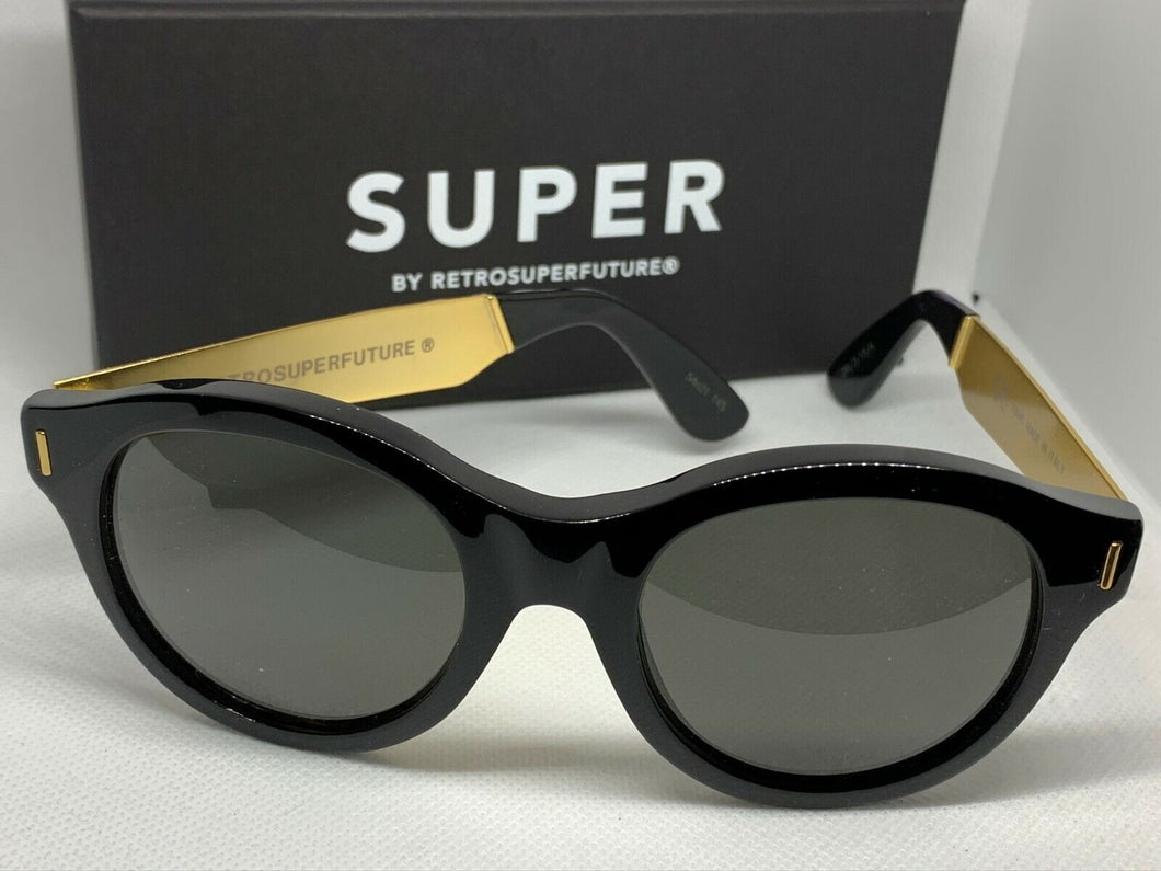 RetroSuperFuture 2RI Mona Francis Black Gold Frame Size 54mm Sunglasses