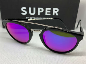 RetroSuperFuture LJ9 Giaguaro Cove Black Frame Sunglasses