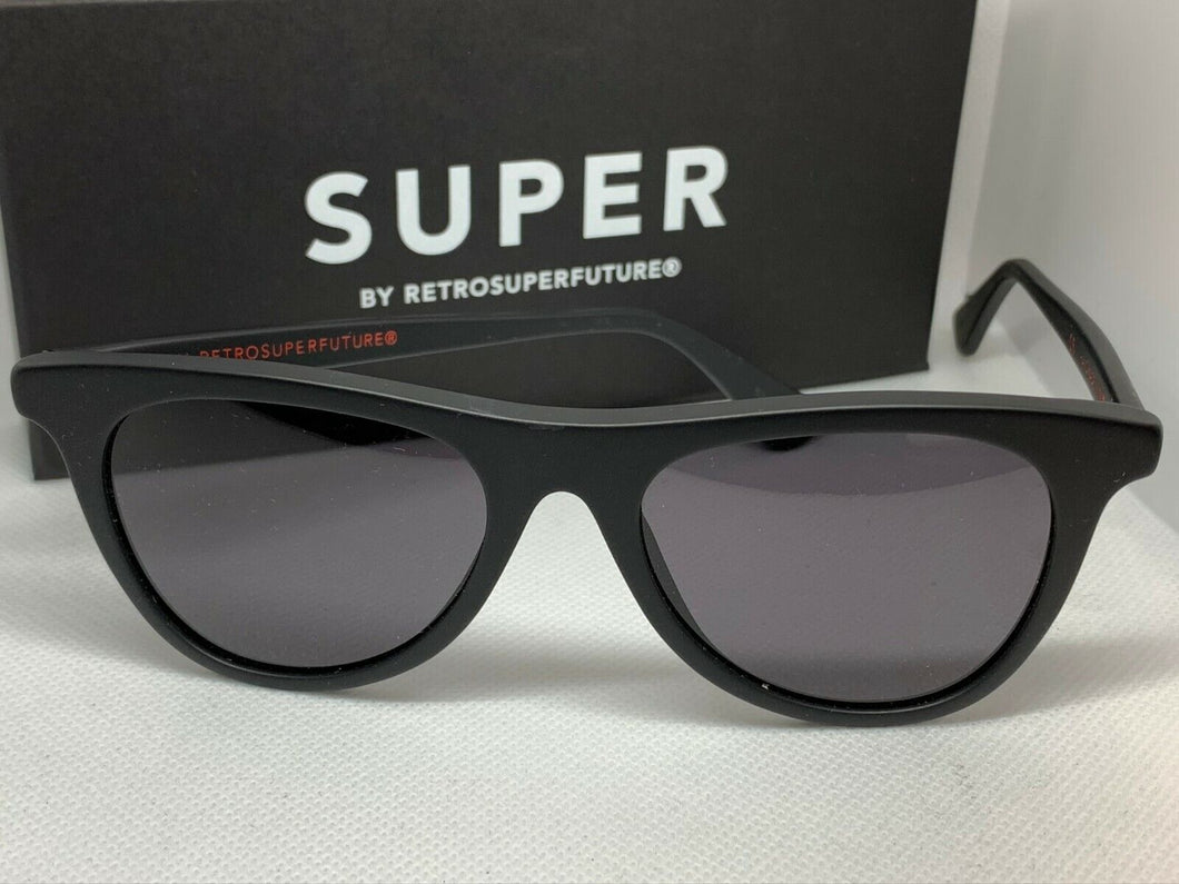 RetroSuperFuture 0QA Man Black Matte Frame Size 52mm Sunglasses