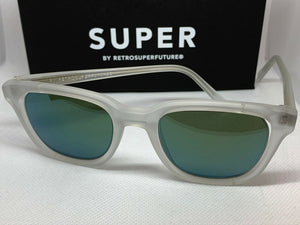 RetroSuperFuture MDR Ray Crystal Matte Petrol Frame Size 51mm Sunglasses