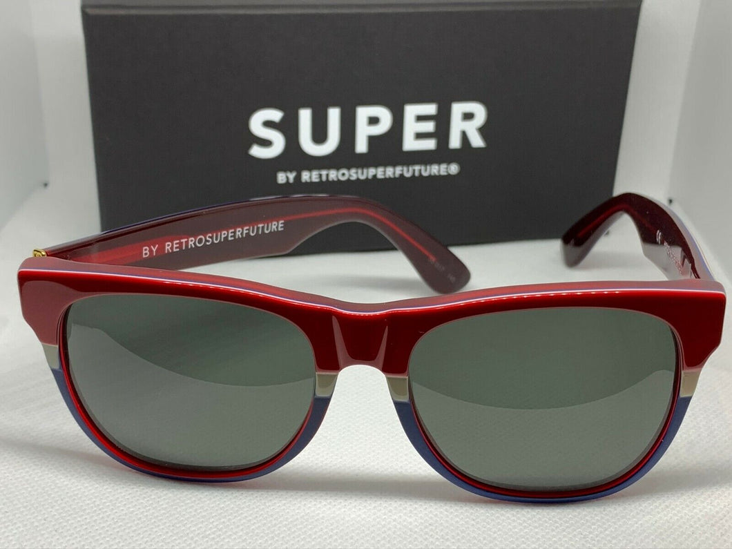 RetroSuperFuture 029 Classic Retroski Red Frame Size 55mm Sunglasses