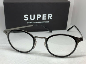 RetroSuperFuture IO8 Numero 20 Nero Frame Size 50mm Sunglasses