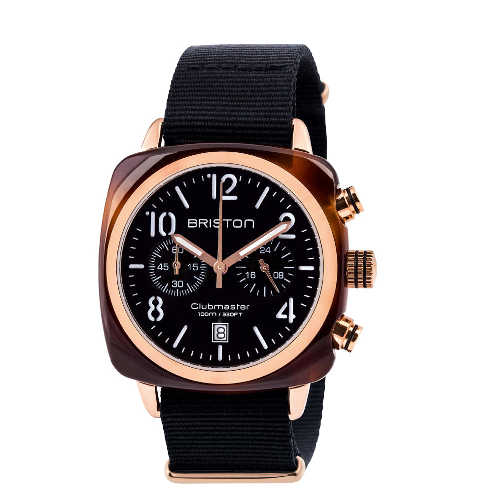 Briston Clubmaster Chrono Black Watch 14140.PRA.T.1.NB