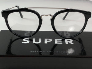 RetroSuperFuture Giaguaro Optical Black Frame Glasses 618 49mm