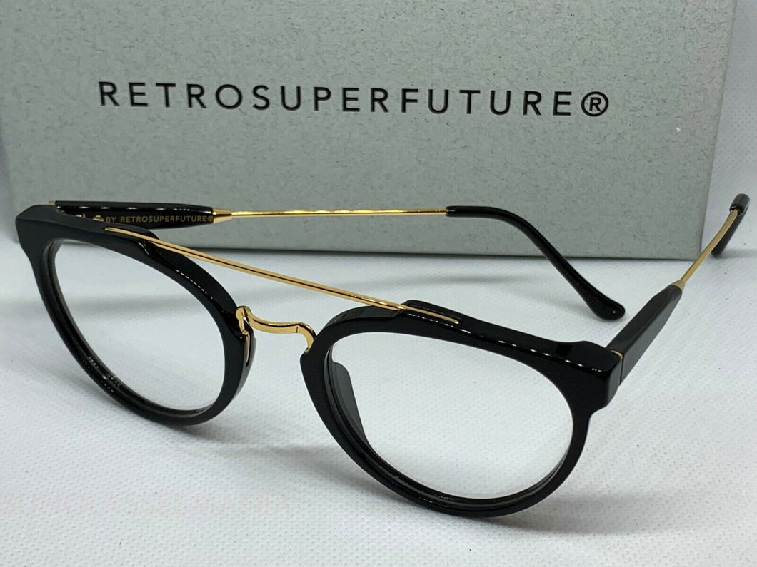 RetroSuperFuture Giaguaro Optical Black Glasses CGP size 49mm