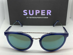 RetroSuperFuture Giaguaro Blue Sunglasses Super 1GL size 53mm