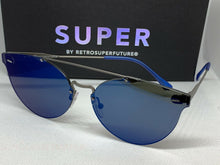 Load image into Gallery viewer, RetroSuperFuture Tuttolente Giaguaro Blue Sunglasses GBQ size 53
