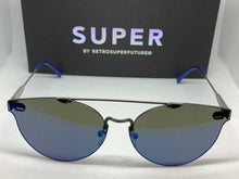 Load image into Gallery viewer, RetroSuperFuture Tuttolente Giaguaro Blue Sunglasses GBQ size 53
