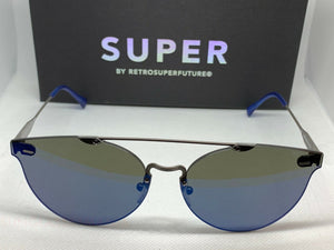 RetroSuperFuture Tuttolente Giaguaro Blue Sunglasses GBQ size 53