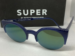 RetroSuperFuture 0MF Lucia Deep Blue Frame Size 51mm Sunglasses