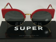 Load image into Gallery viewer, RetroSuperFuture 924 Ilaria Red Lizard Frame Sunglasses STORE MODEL

