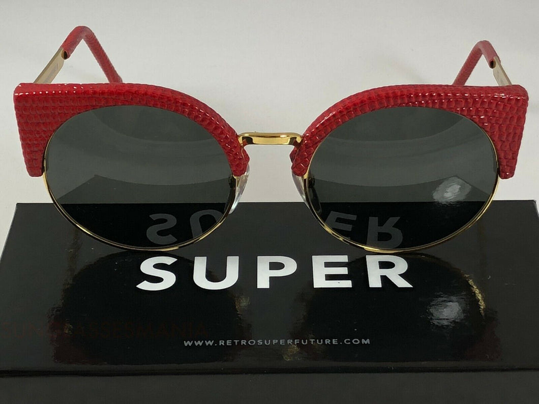 RetroSuperFuture 924 Ilaria Red Lizard Frame Sunglasses STORE MODEL