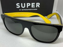 Load image into Gallery viewer, RetroSuperFuture 278 Flat Top Yellow Frame Size 55mm Sunglasses
