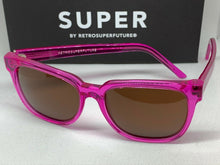 Load image into Gallery viewer, RetroSuperFuture 563 People Crystal Fuxia Frame Sunglasses
