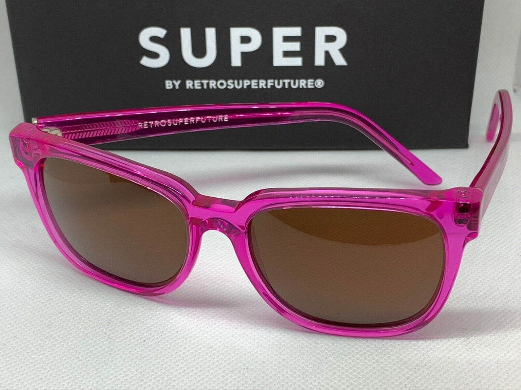 RetroSuperFuture 563 People Crystal Fuxia Frame Sunglasses