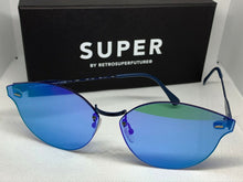 Load image into Gallery viewer, RetroSuperFuture CWN TUTTOLENTE PANAMA CELESTE Frame Size 50mm Sunglasses
