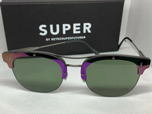 Load image into Gallery viewer, RetroSuperFuture WUA Strada Violet Frame Size 58mm Sunglasses
