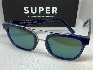 RetroSuperFuture 59M Akin Deep Blue Frame Sunglasses