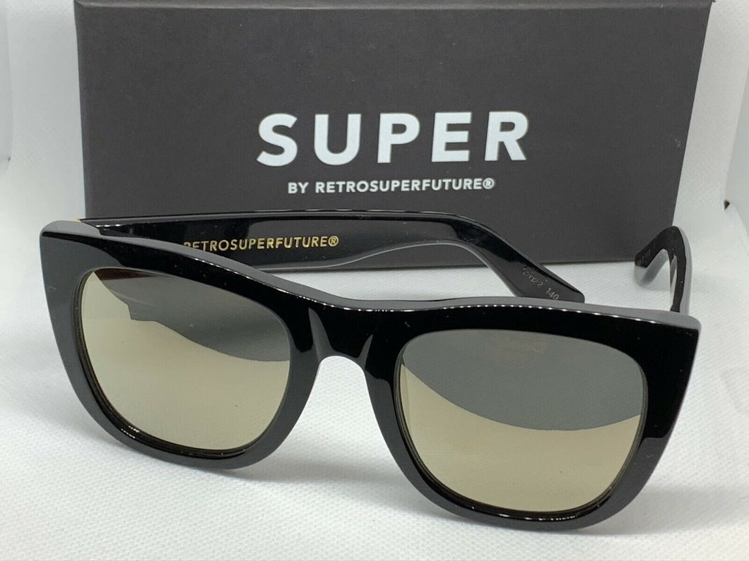 RetroSuperFuture MKS Gals Black Ivory Frame Size 52mm Sunglasses
