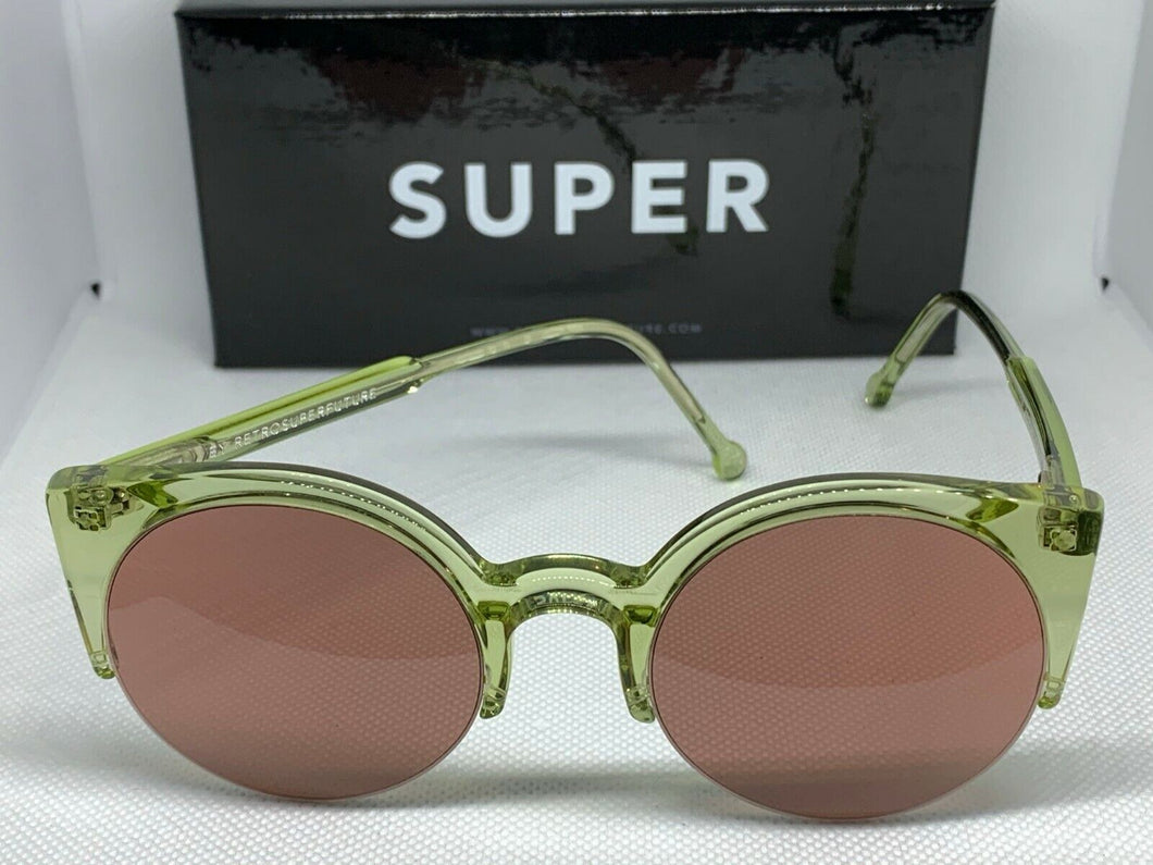 Retrosuperfuture 574 Lucia Green Candy Frame Size 51mm Sunglasses