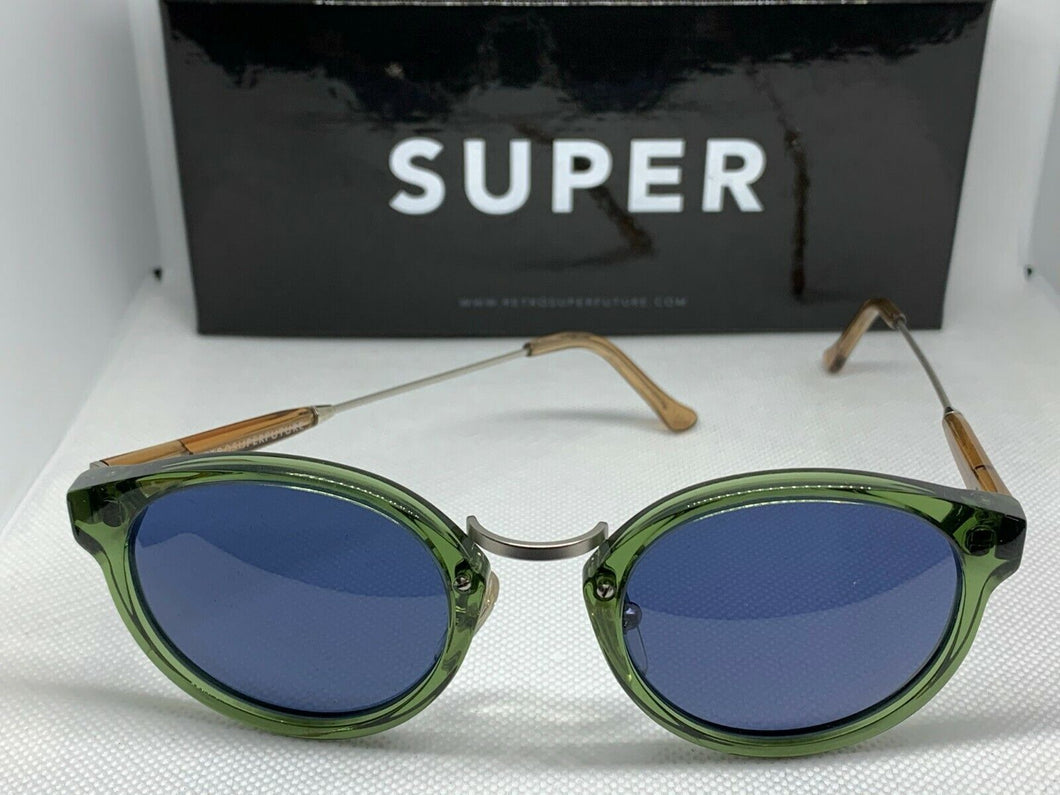 Retrosuperfuture 579 Panama Crystal Green Pink Frame Size 47mm Sunglasses