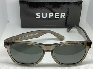 Retrosuperfuture 411 Classic Deep Black Frame Size 55mm Sunglasses