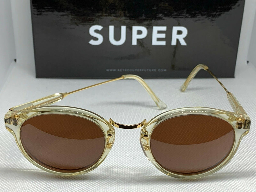 Retrosuperfuture 895 Panama Crystal Frame Size 47mm Sunglasses