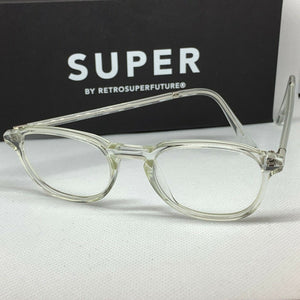 RetroSuperFuture FHV Numero 02 Bureau Crystal Frame Glasses