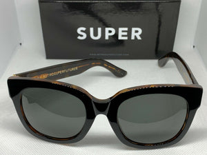 RetroSuperFuture RNV Koke Havana Black Top Frame Size 54mm Sunglasses