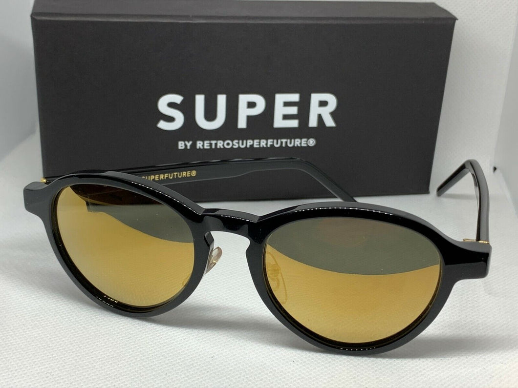 RetroSuperFuture TDG Versilia Black 24K Frame Size 52mm Sunglasses