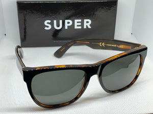 Retrosuperfuture WDI Classic Havana Black Top Frame Size 58mm Sunglasses