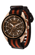 Load image into Gallery viewer, Jorg Gray Mens Chronograph Brown Patterned Dial JG6900-21N Watch

