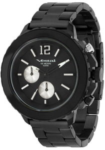 New VESTAL YATCM01 Yacht Metal Black Chronograph Men's Watch